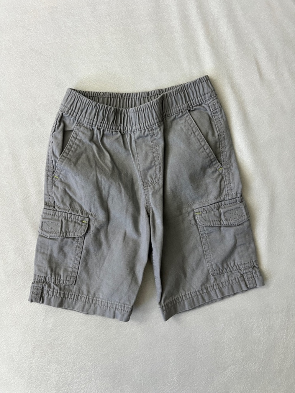Epic Threads Gray Boy’s Cargo Shorts with Elastic Waistband